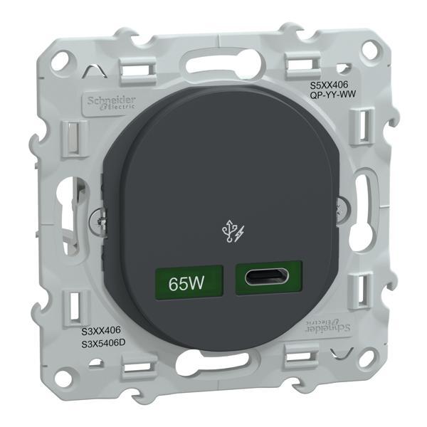 CHARGEUR USB-C 65W ANTHRACITE